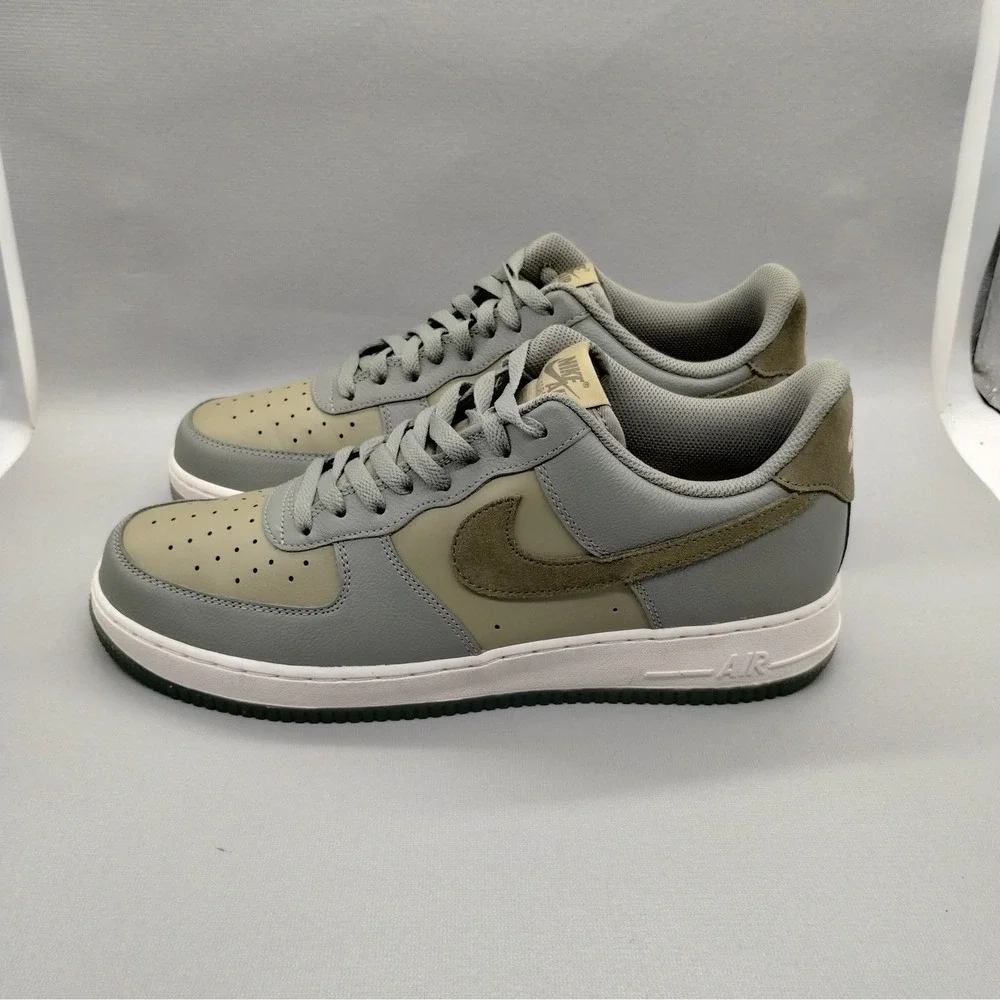 Nike Air Force 1 07 LV8 Dark Stucco Medium Olive Mens 11.5 Athletic Shoes Casual